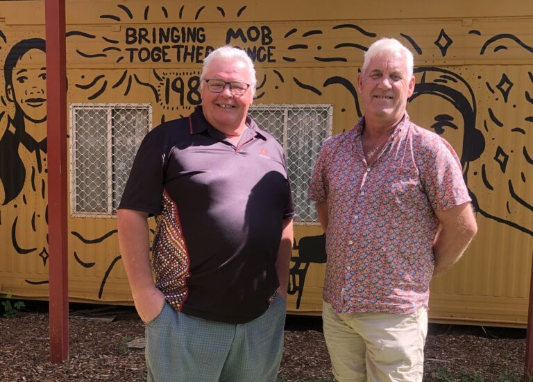 SHIRE PRESIDENT WITH SCOTTY AT BREKKY